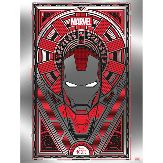 Disney 100 (Deco Luxe - Iron Man) - Metallic Print (30 cm x 40 cm)
