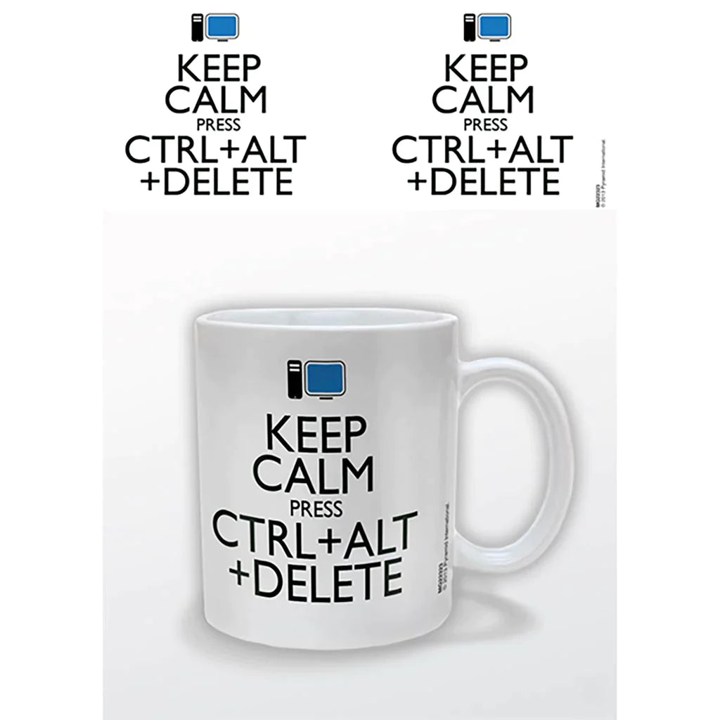 Keep Calm Alt Delete - White Mug (315ml)