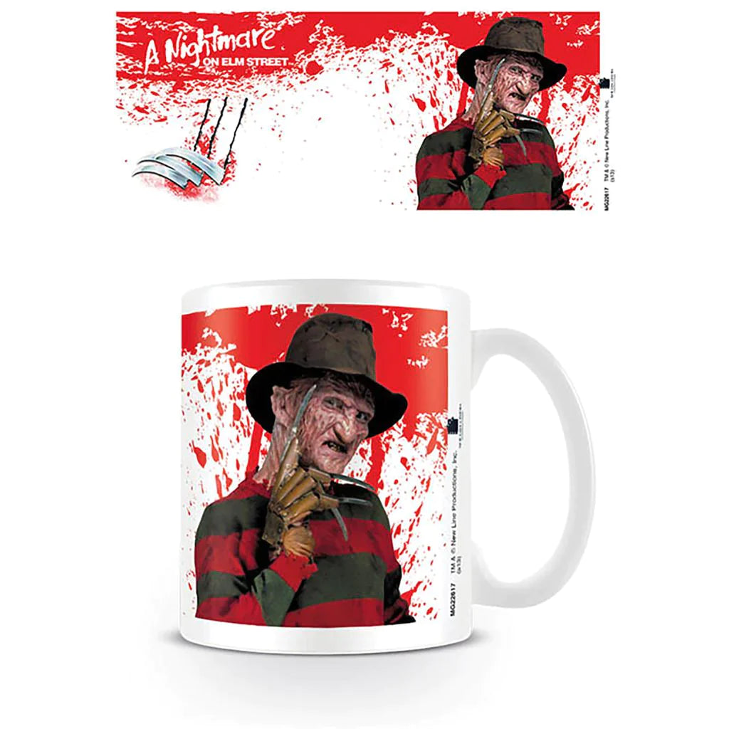A Nightmare On Elm Street (Freddy Krueger) - White Mug (315ml)