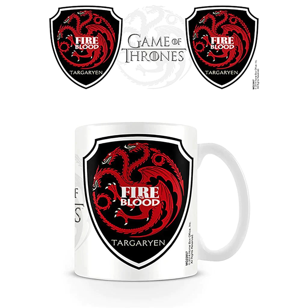 Game Of Thrones (Targaryen) - White Mug (315ml)
