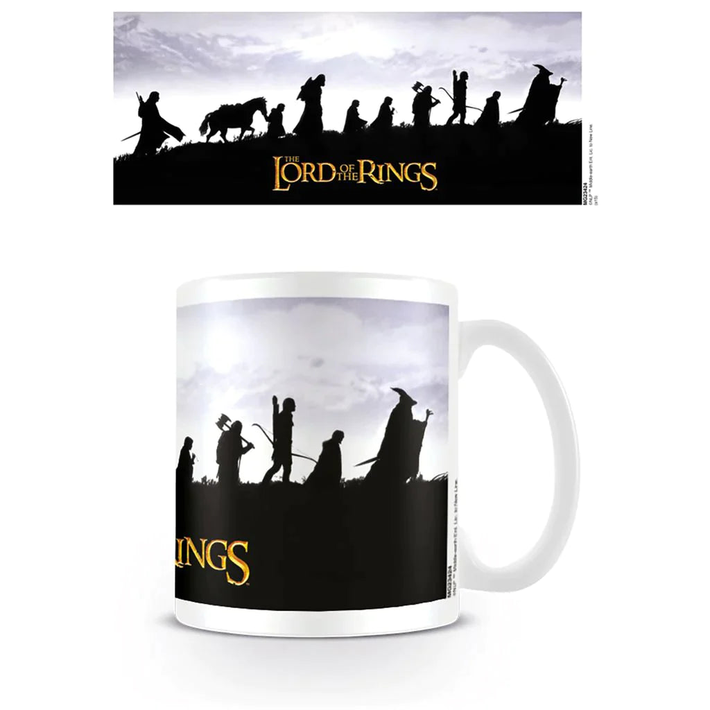The Lord Of The Rings (Fellowship) - White Mug (315ml)