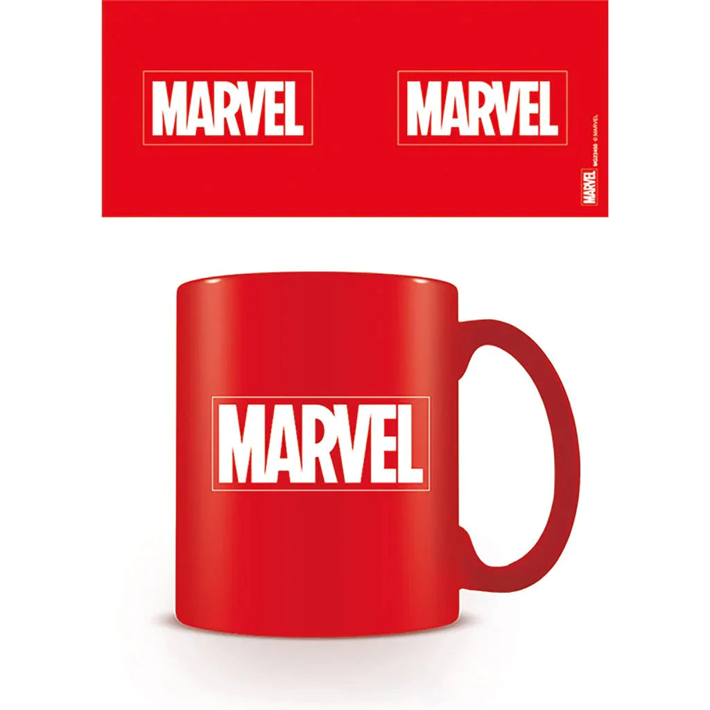 Marvel Logo (Red) - White Mug (315ml)