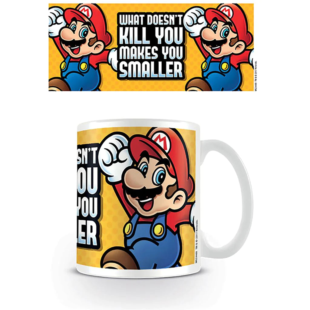 Super Mario (Makes You Smaller) - White Mug (315ml)