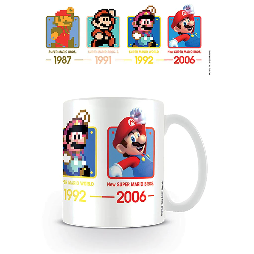 Super Mario (Dates) - White Mug (315ml)