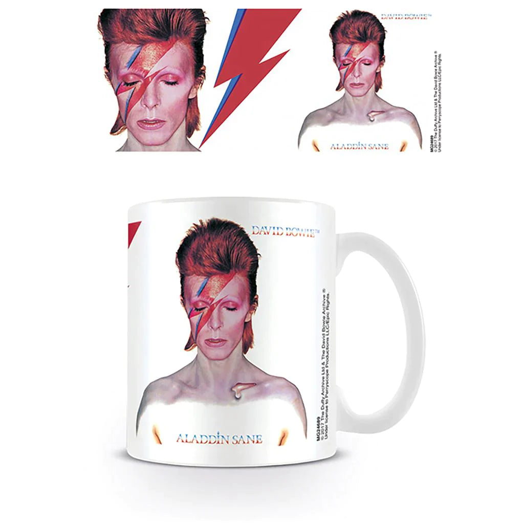 David Bowie (Aladdin Sane) - White Mug (315ml)