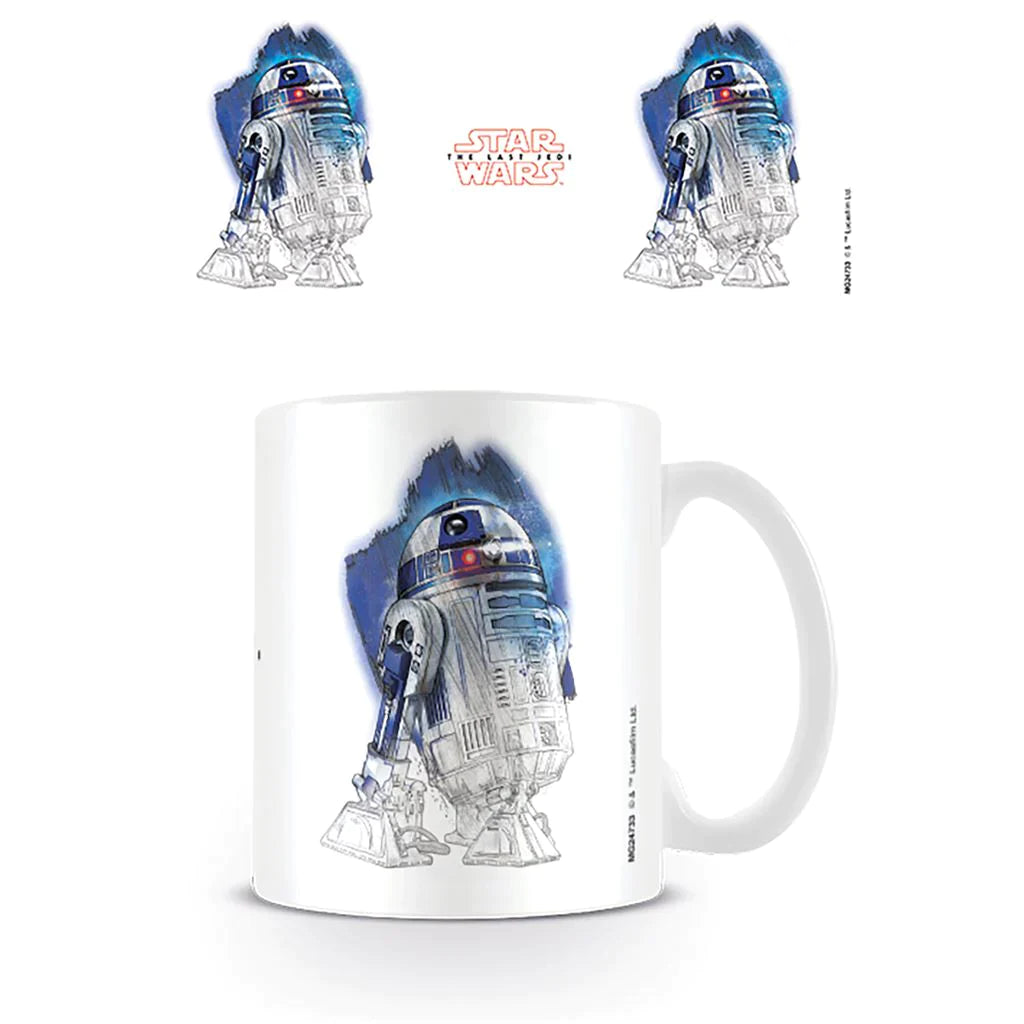 Star Wars The Last Jedi (R2-D2 Brushstroke) - White Mug (315ml)
