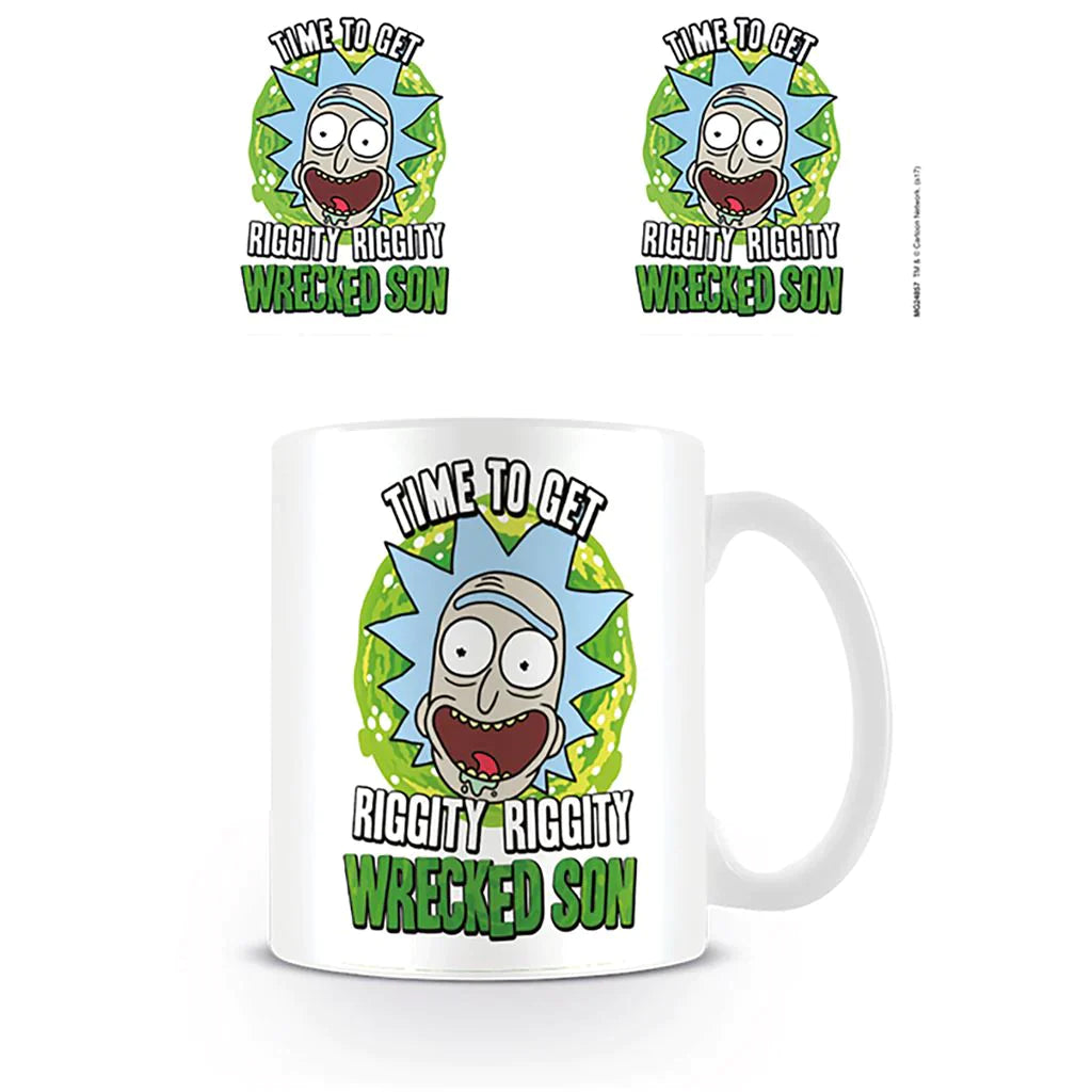 Rick And Morty (Wrecked Son) - White Mug (315ml)