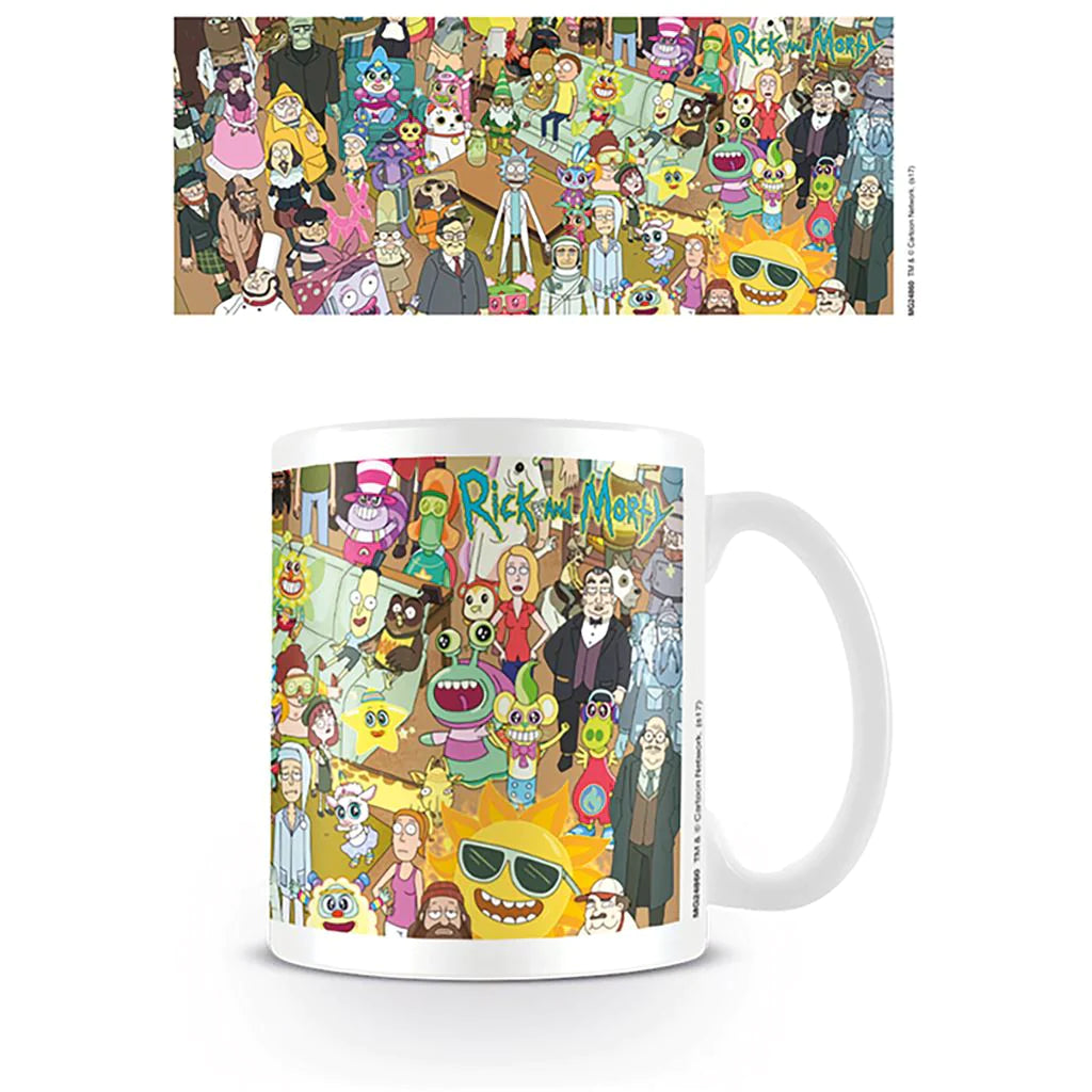 Rick And Morty (Characters) - White Mug (315ml)