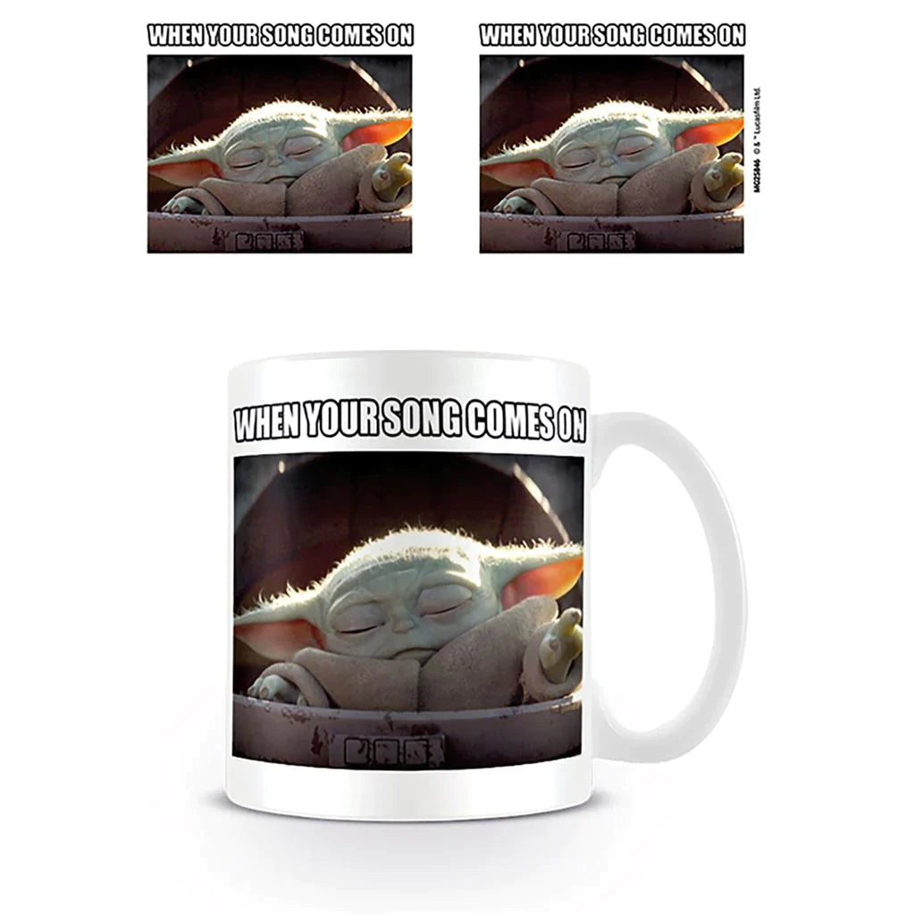 Star Wars The Mandalorian (When Your Song Comes On) - White Mug (315ml)
