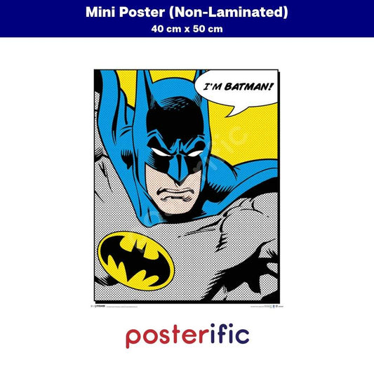 [READY STOCK] Batman (Quote) - Poster (40 cm x 50 cm)