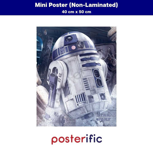 [READY STOCK] Star Wars The Last Jedi (R2-D2 Droid) - Poster (40 cm x 50 cm)