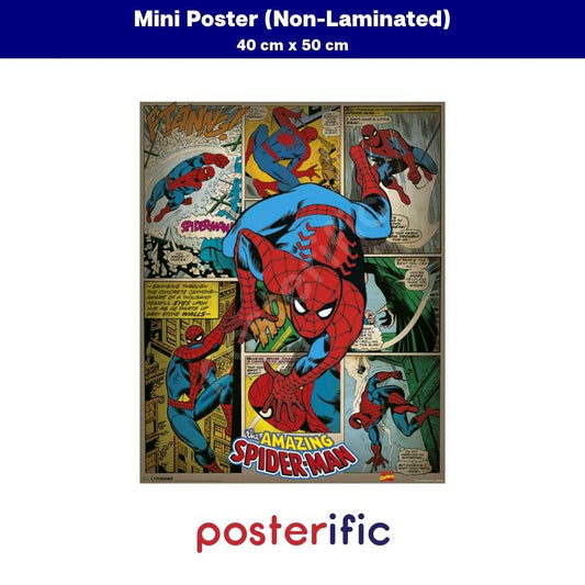 [READY STOCK] Marvel Comics (Spider-Man Retro) - Poster (40 cm x 50 cm)