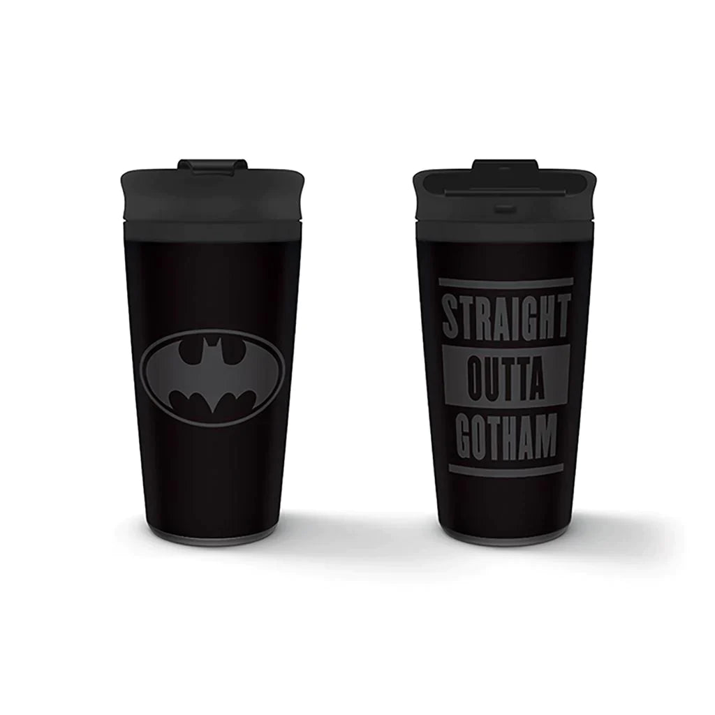 Batman - Straight Outta Gotham - Metal Travel Mug (450ml)