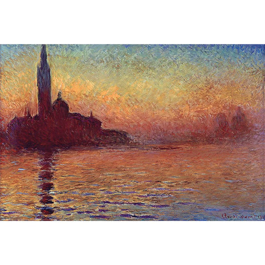 Claude Monet (San Giorgio Maggiore At Dusk) - Poster (61 cm x 91.5 cm)