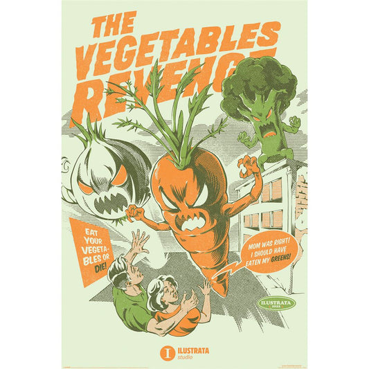 Ilustrata (The Vegetables Revenge) - Poster (61 cm x 91.5 cm)