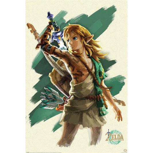 The Legend Of Zelda: Tears Of The Kingdom (Link Unleashed) - Poster (61 cm x 91.5 cm)