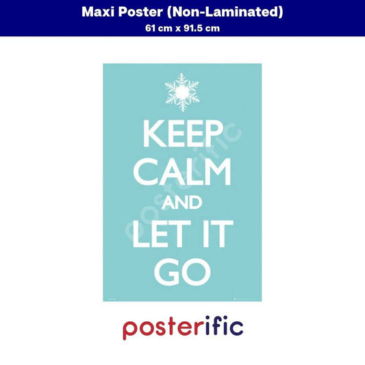 [READY STOCK] Keep Calm Let It Go - Poster (61 cm x 91.5 cm)