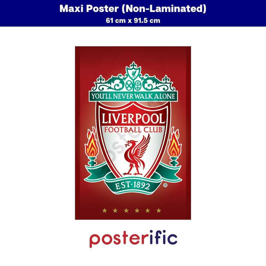 [READY STOCK] Liverpool FC (Crest) - Poster (61 cm x 91.5 cm)
