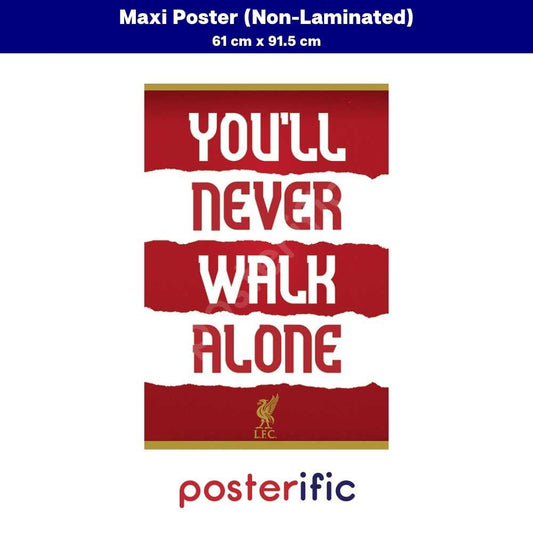 [READY STOCK] Liverpool FC (You'Ll Never Walk Alone) - Poster (61 cm x 91.5 cm)