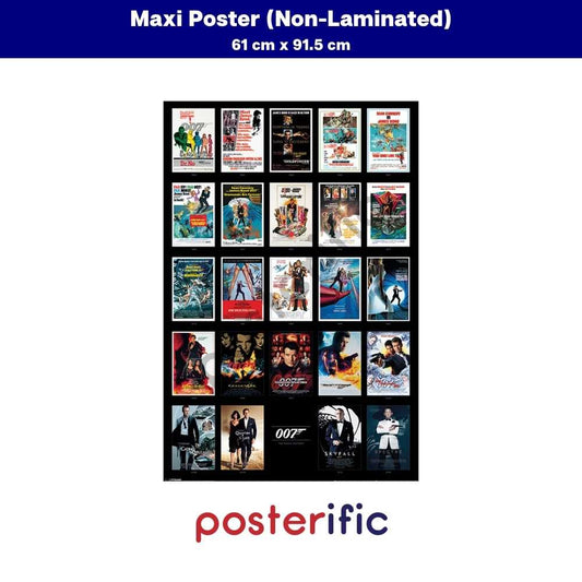 [READY STOCK] James Bond (Movie Posters) - Poster (61 cm x 91.5 cm)