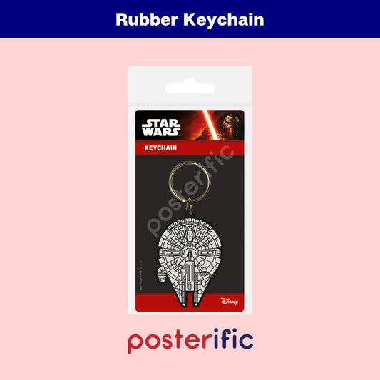 [READY STOCK] Star Wars (Millennium Falcon) - Rubber Keychain