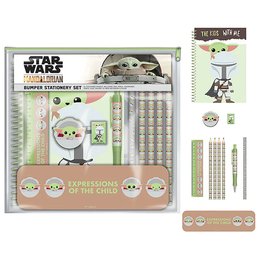 Star Wars The Mandalorian (Expressions Of The Child) - Bumper Stationery Set