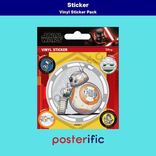 [READY STOCK] Star Wars The Rise Of Skywalker (Droids) - Vinyl Sticker Set