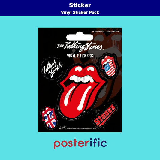 [READY STOCK] The Rolling Stones (Lips) - Vinyl Sticker Set