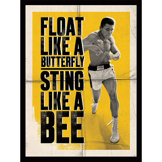 Muhammad Ali (Float Like a Butterfly - Corbis) - Canvas Print (60 cm x 80 cm)