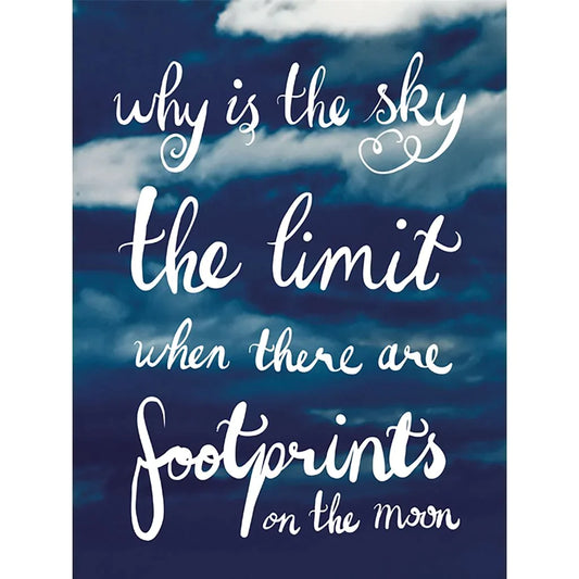 Why is the Sky the Limit - Canvas Print (30 cm x 40 cm)