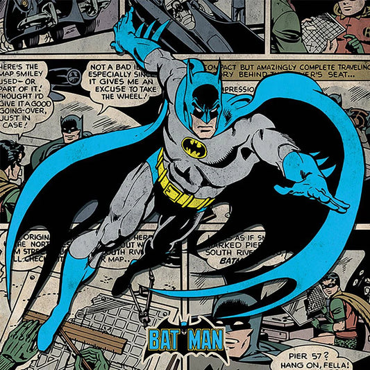 Batman (Burst) - Canvas Print (60 cm x 60 cm)